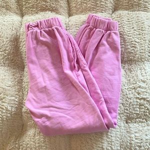 pink brandy melville sweats